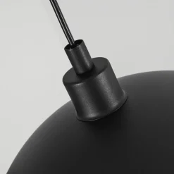 Suspension Manacales Noir, 2 Lumieres