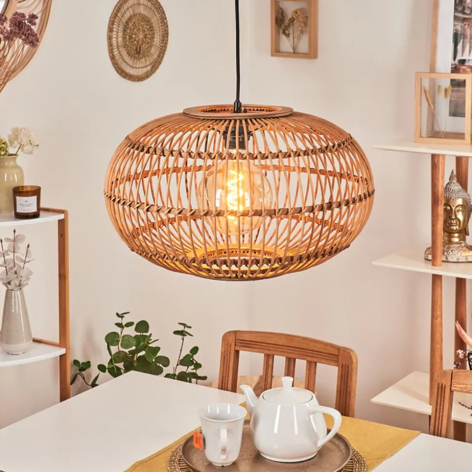 Suspension Manteau Ecru, 1 Lumiere
