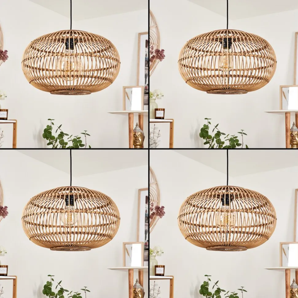 Suspension Manteau Ecru, 1 Lumiere