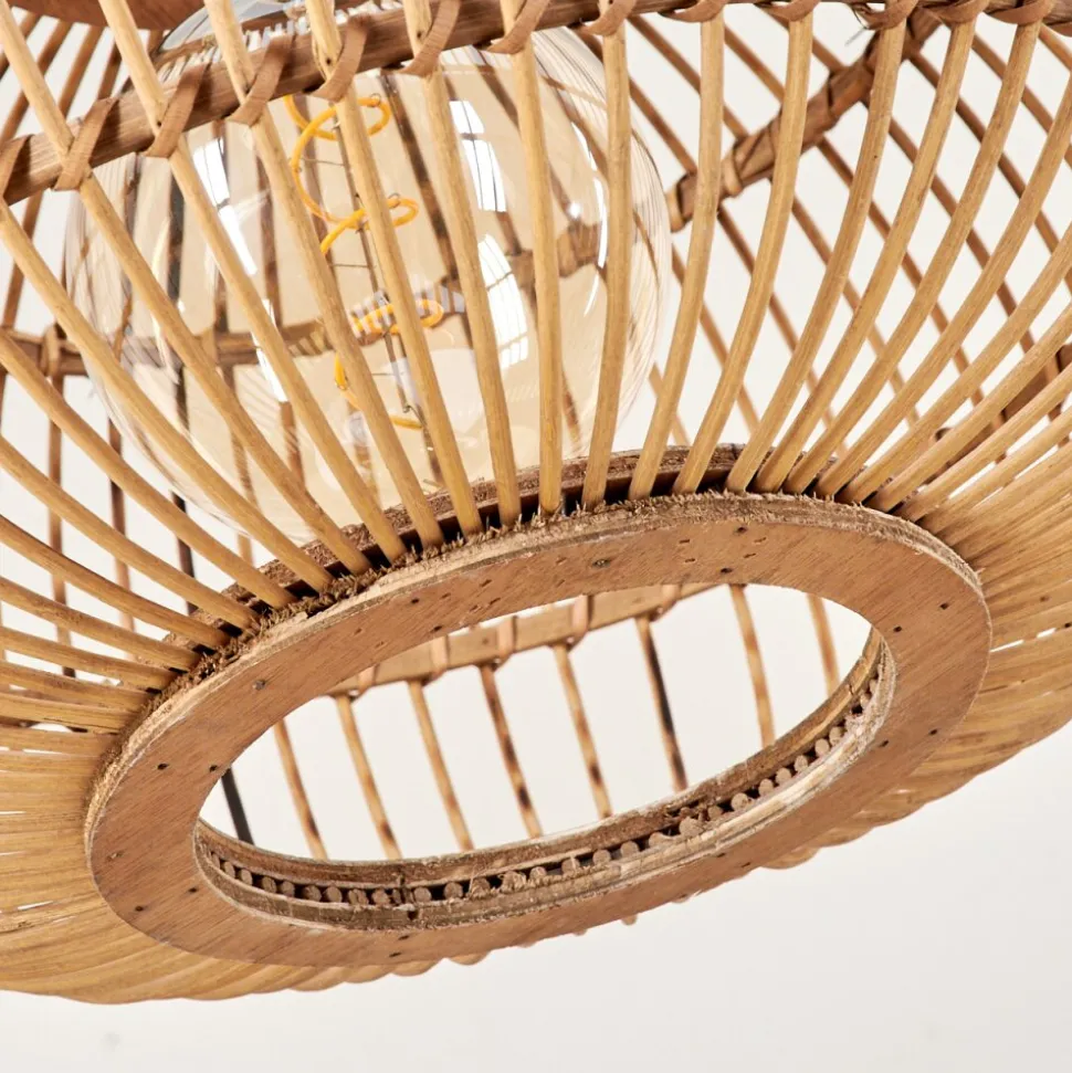 Suspension Manteau Ecru, 1 Lumiere