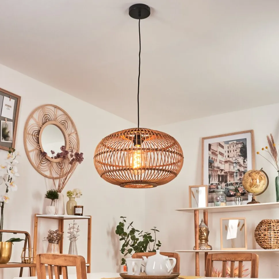 Suspension Manteau Ecru, 1 Lumiere