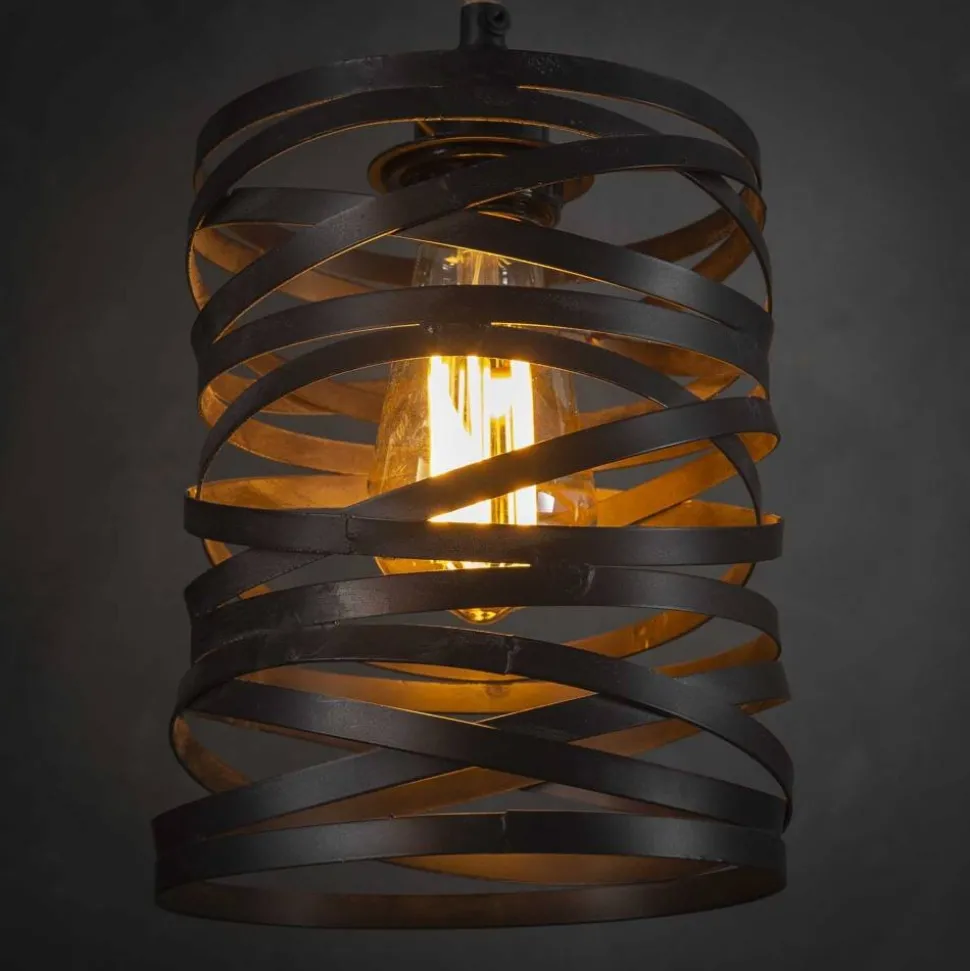 Suspension Margette Noir, 7 Lumieres