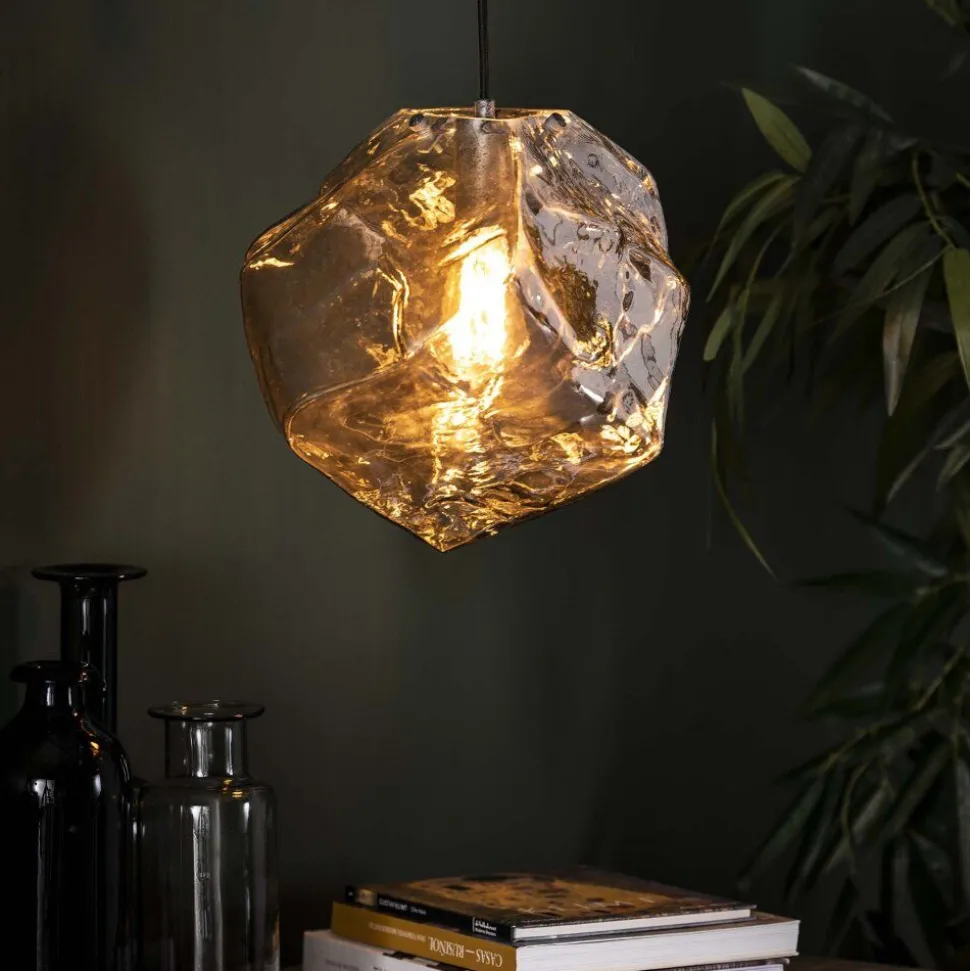Suspension Marore Argente, 1 Lumiere