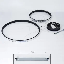 Suspension Melosa Led Noir, 1 Lumiere