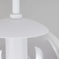 Suspension Mesas Blanc, 5 Lumieres