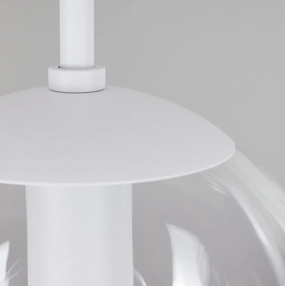 Suspension Mesas Blanc, 5 Lumieres