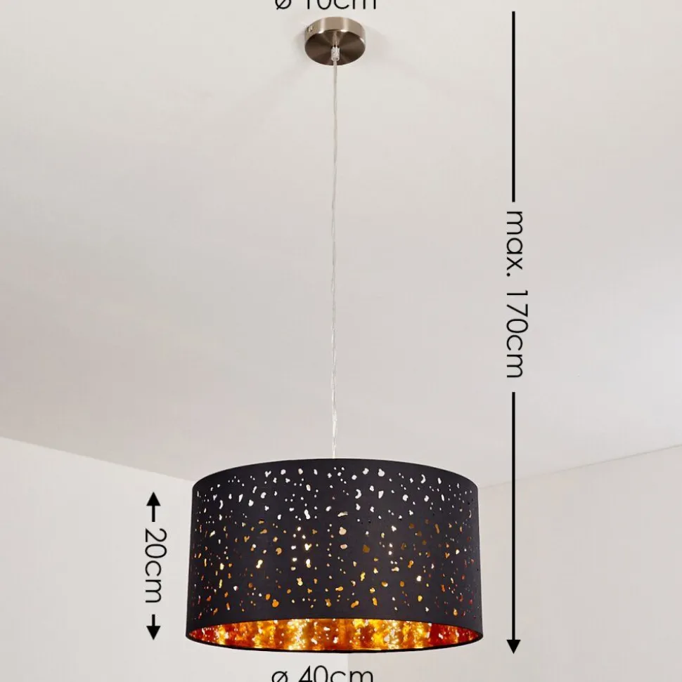 Suspension Nivel Nickel Mat, 1 Lumiere