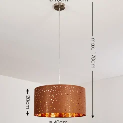 Suspension Nivel Nickel Mat, 1 Lumiere