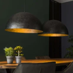 Suspension Nottoria Noir, 2 Lumieres