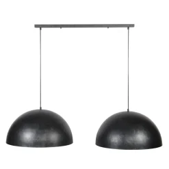 Suspension Nottoria Noir, 2 Lumieres