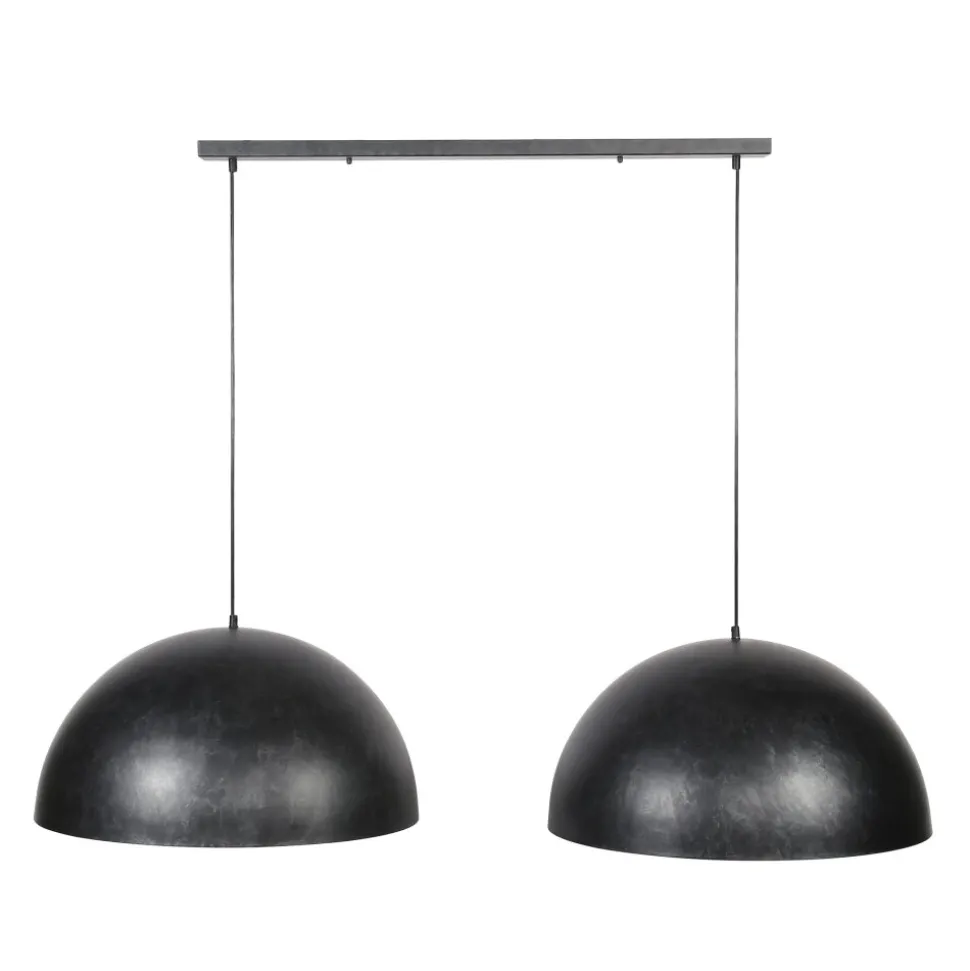 Suspension Nottoria Noir, 2 Lumieres