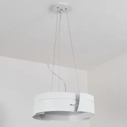 Suspension Novara Blanc, 3 Lumieres