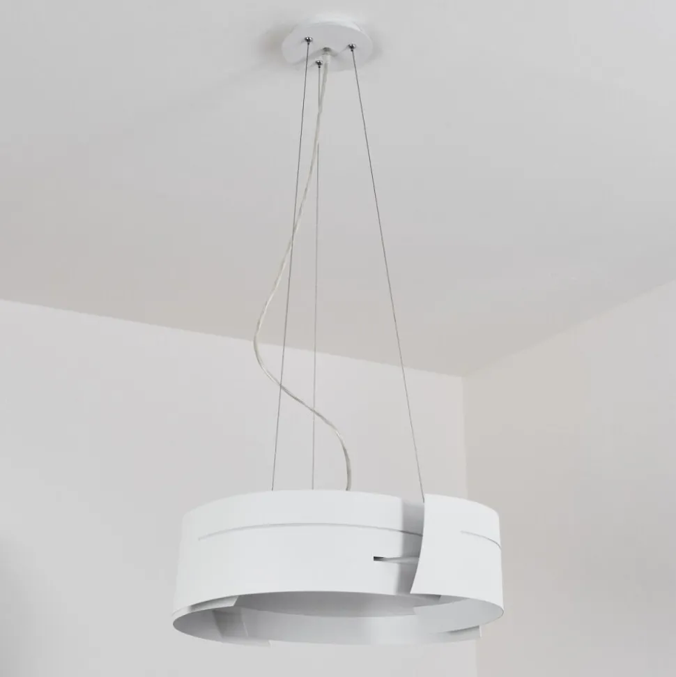 Suspension Novara Blanc, 3 Lumieres