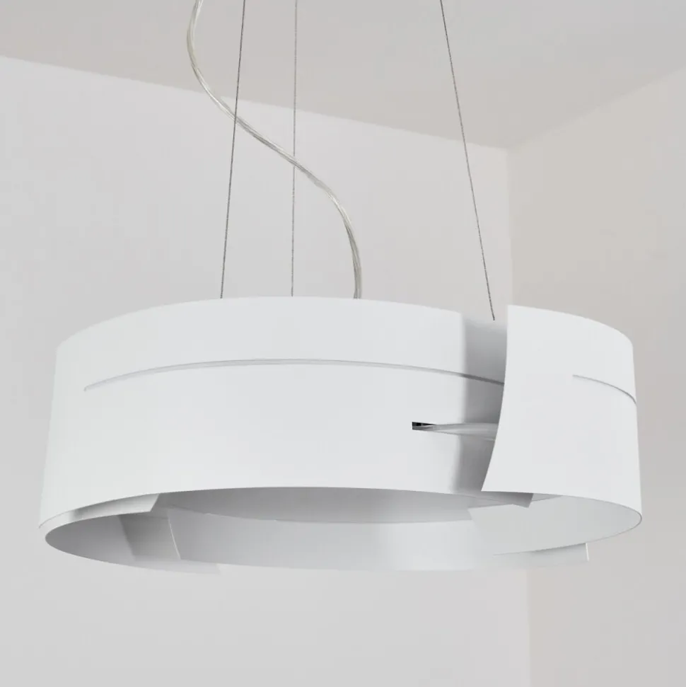 Suspension Novara Blanc, 3 Lumieres