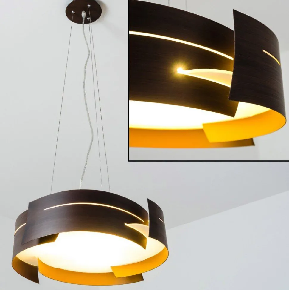 Suspension Novara Brun, 3 Lumieres