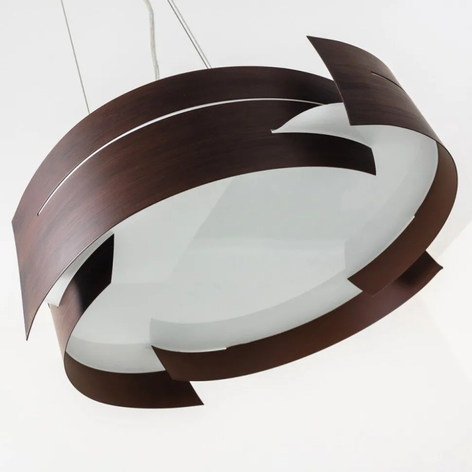 Suspension Novara Brun, 3 Lumieres