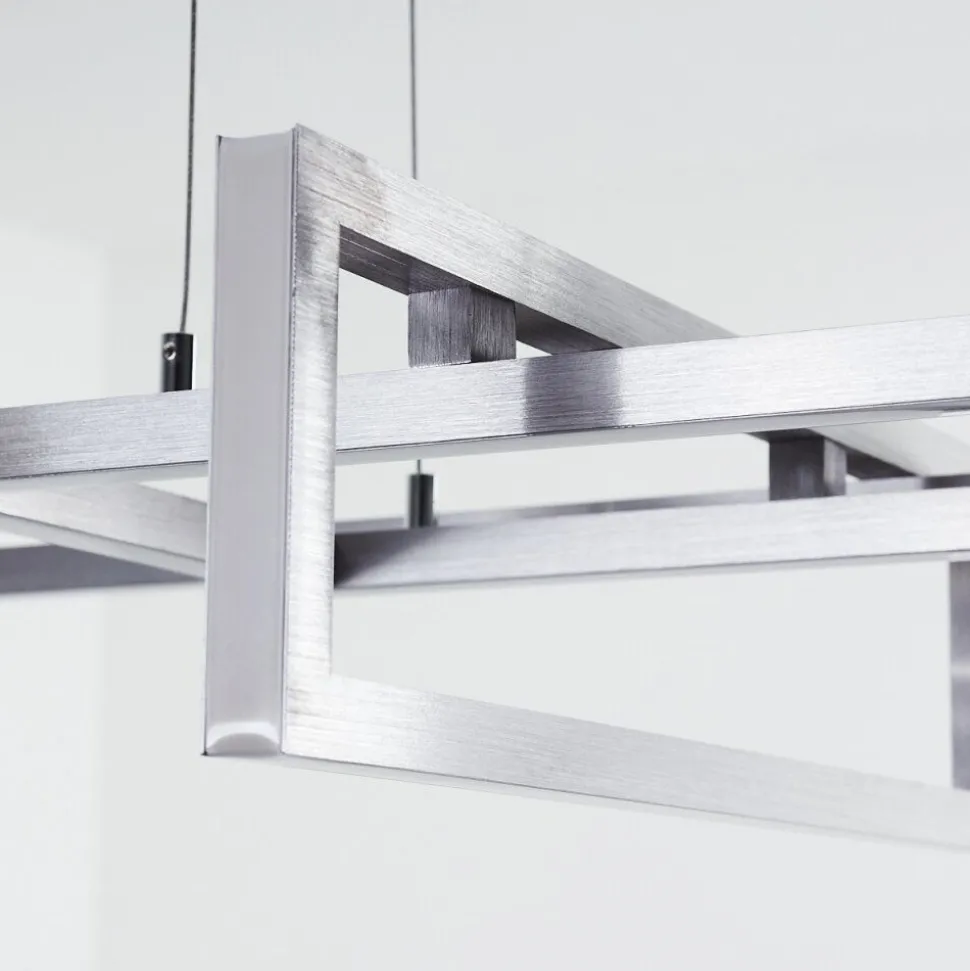 Suspension Omega Led Argente, 1 Lumiere