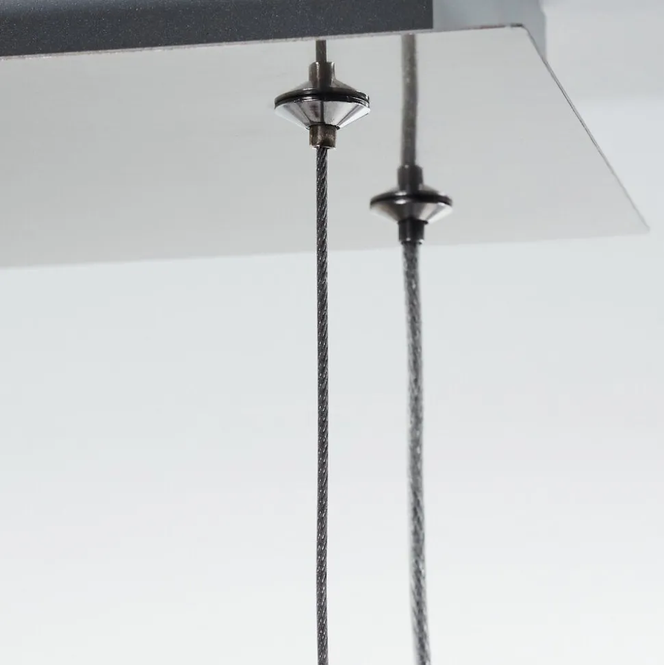 Suspension Omega Led Argente, 1 Lumiere