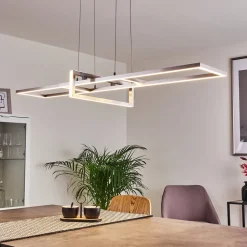 Suspension Omega Led Argente, 1 Lumiere