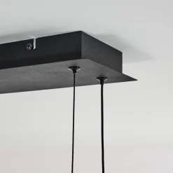 Suspension Omega Led Noir, 1 Lumiere