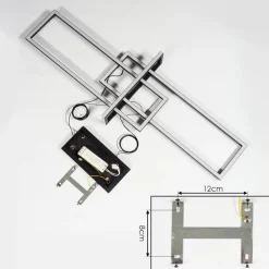 Suspension Omega Led Noir, 1 Lumiere
