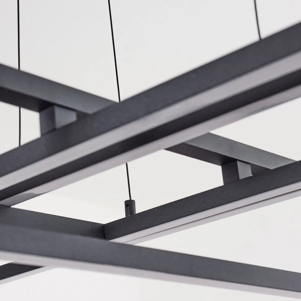 Suspension Omega Led Noir, 1 Lumiere