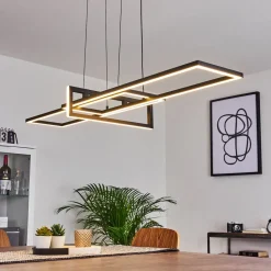 Suspension Omega Led Noir, 1 Lumiere