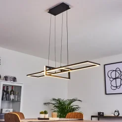 Suspension Omega Led Noir, 1 Lumiere