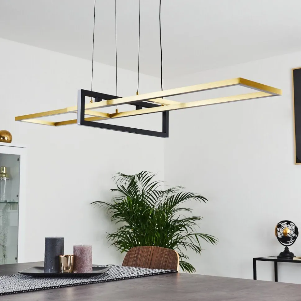 Suspension Omega Led Noir, 1 Lumiere