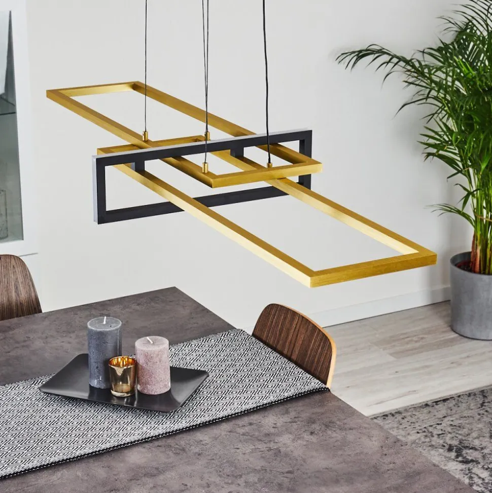 Suspension Omega Led Noir, 1 Lumiere