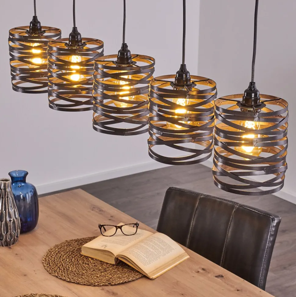 Suspension Pauluspolder Gris, 5 Lumieres
