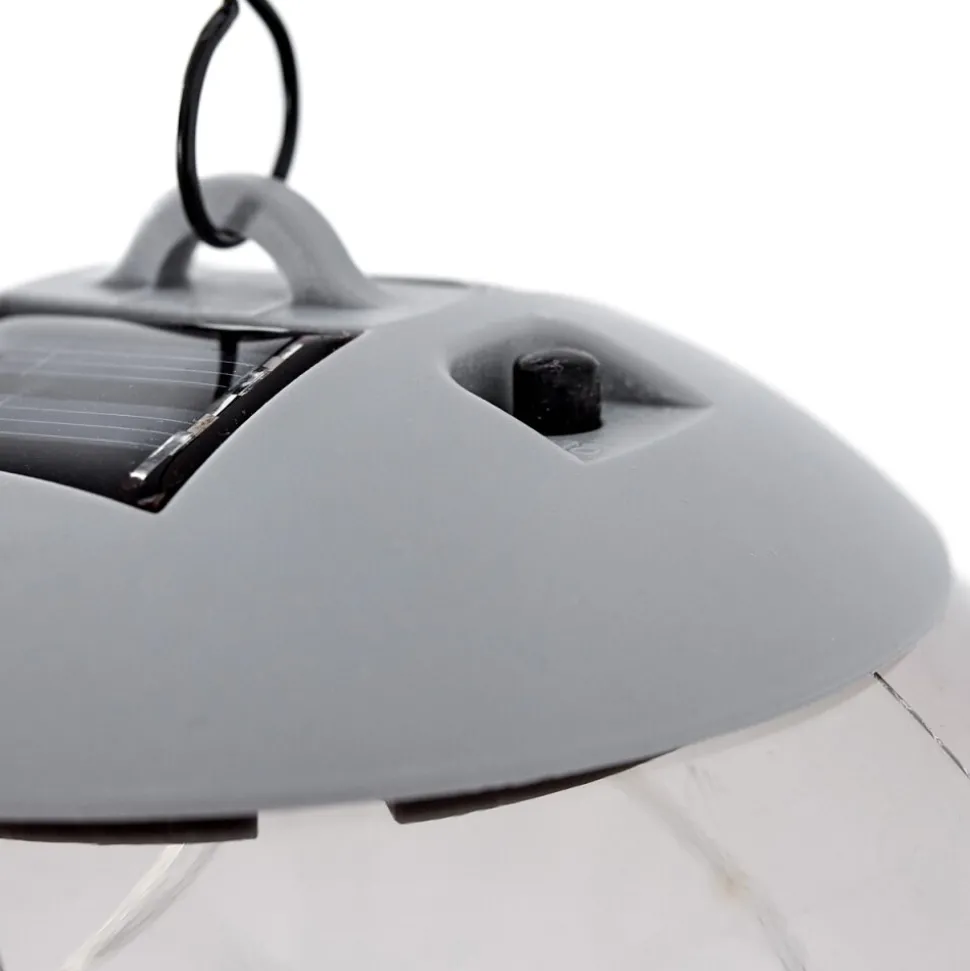Suspension Pollenca Led Fumee, Noir, 20 Lumieres