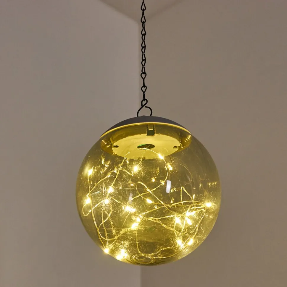 Suspension Pollenca Led Fumee, Noir, 20 Lumieres