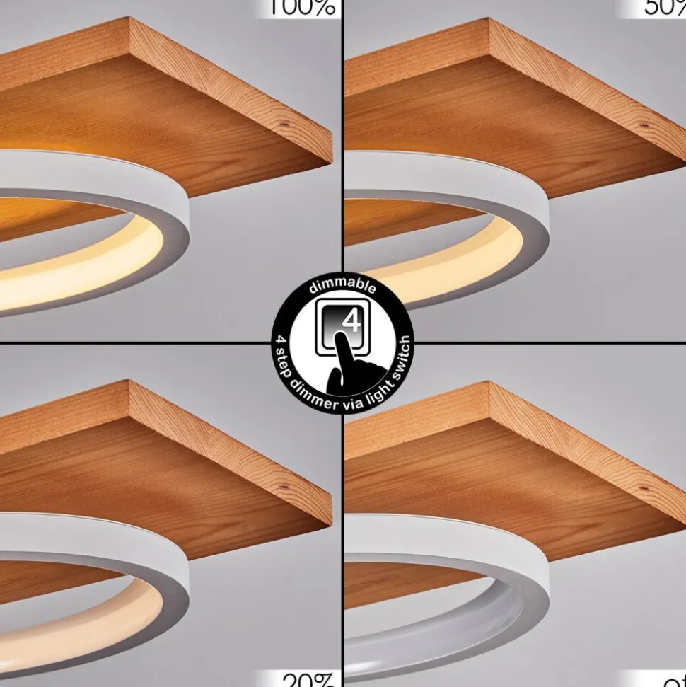 Suspension Pompu Led Ecru, Blanc, 1 Lumiere