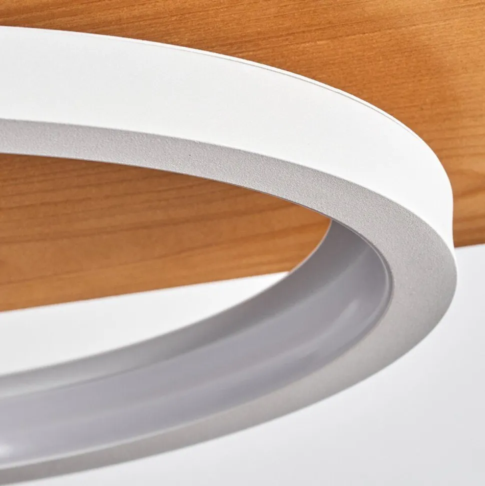 Suspension Pompu Led Ecru, Blanc, 1 Lumiere