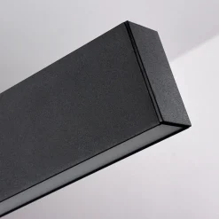 Suspension Poroporo Led Noir, 1 Lumiere