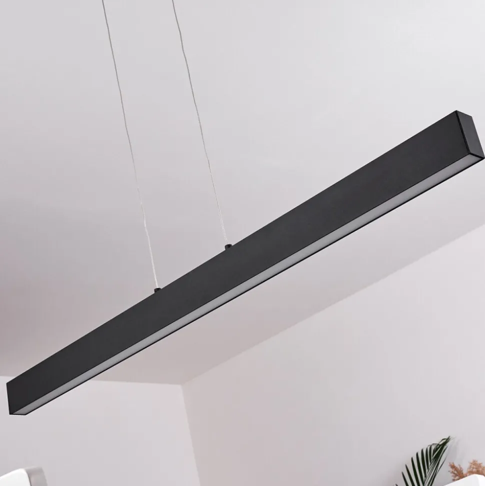 Suspension Poroporo Led Noir, 1 Lumiere