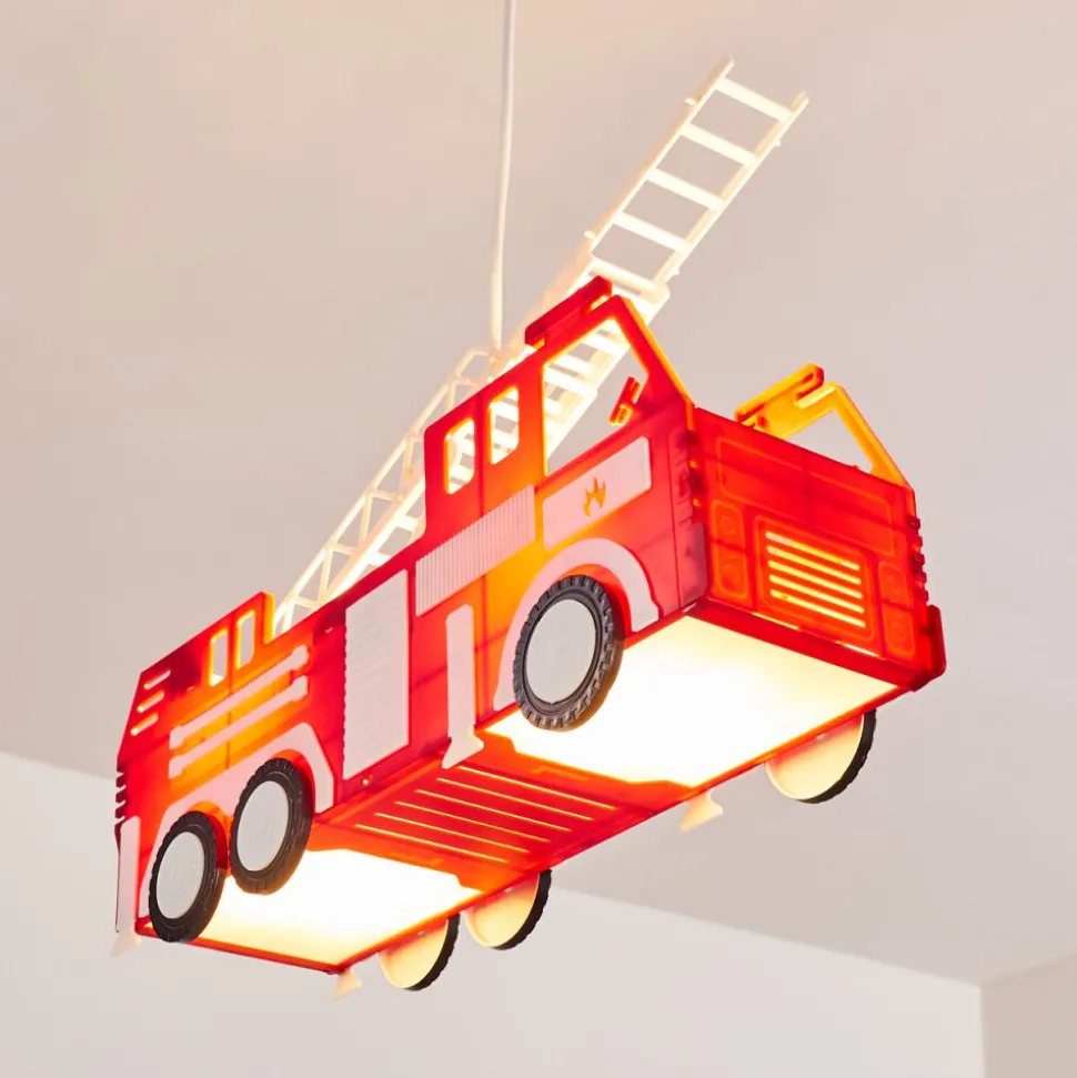 Suspension Praya Rouge, 2 Lumieres