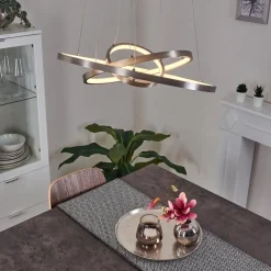 Suspension Preci Led Nickel Mat, 1 Lumiere
