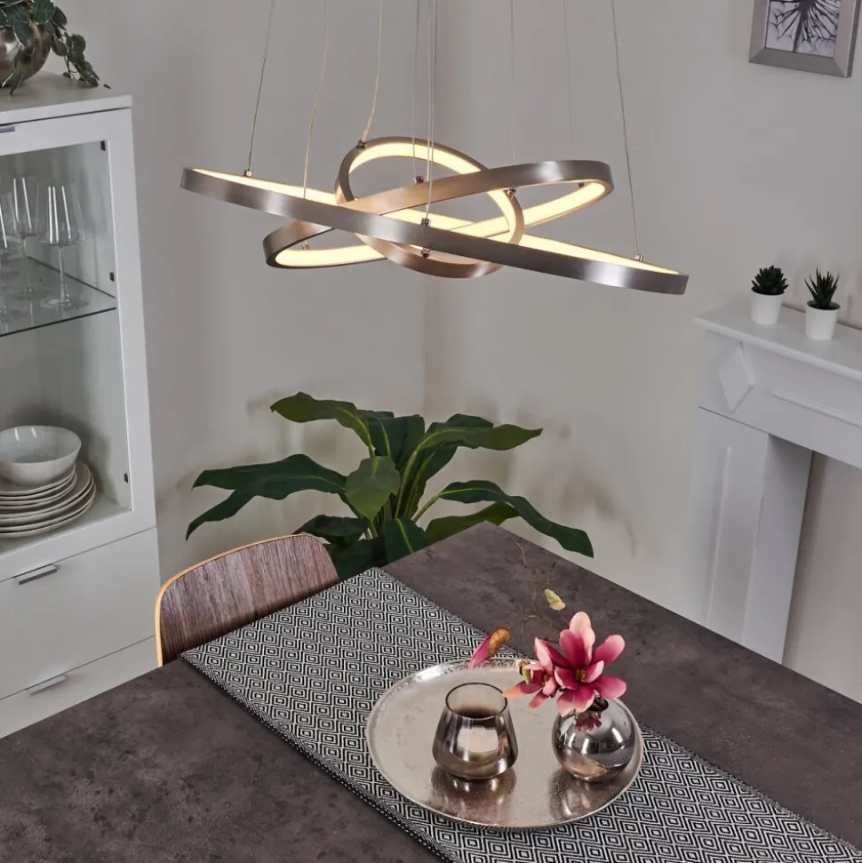 Suspension Preci Led Nickel Mat, 1 Lumiere