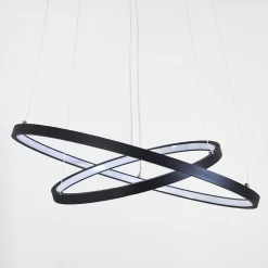 Suspension Preci Led Noir, 1 Lumiere
