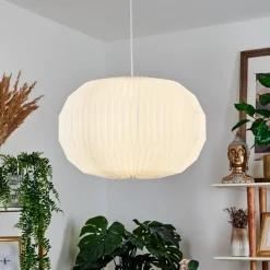 Suspension Regufe Blanc, 1 Lumiere