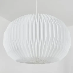 Suspension Regufe Blanc, 1 Lumiere