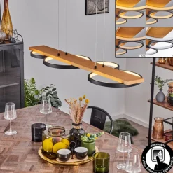Suspension Rodekro Led Noir, 1 Lumiere