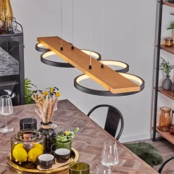 Suspension Rodekro Led Noir, 1 Lumiere