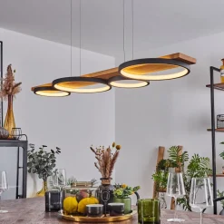 Suspension Rodekro Led Noir, 1 Lumiere