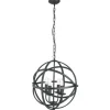 Suspension Searchlight Orbit Noir, 4 Lumieres