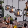 Suspension Semrong Noir, 3 Lumieres