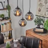 Suspension Sernf Noir, 3 Lumieres