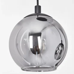Suspension Sernf Noir, 3 Lumieres